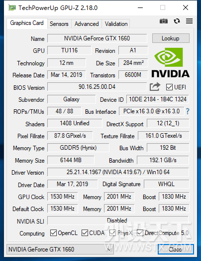 大将出马一个顶俩——影驰GeForce GTX 1660大将6G版使用体验
