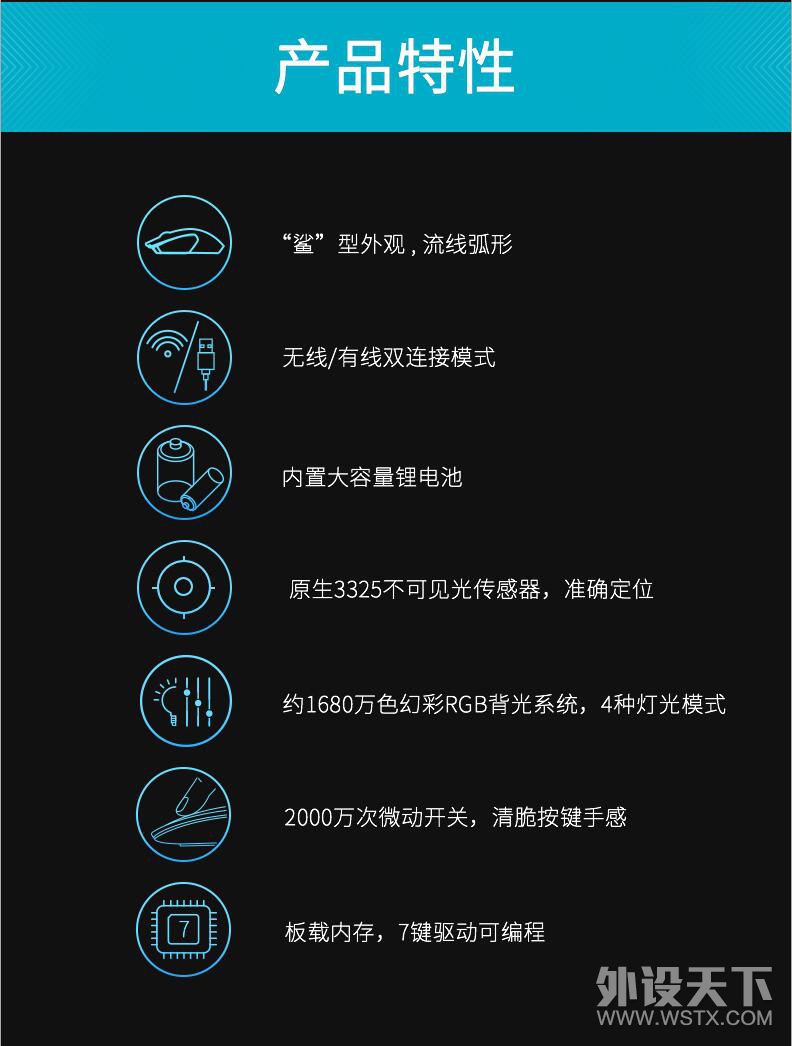 驱动升级，注重游戏体验：雷柏V20PRO双模无线幻彩游戏鼠标评测