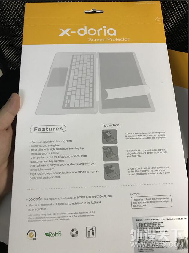 【深圳】品牌macbook 屏幕保护膜 11寸 赠送，包邮赠送！