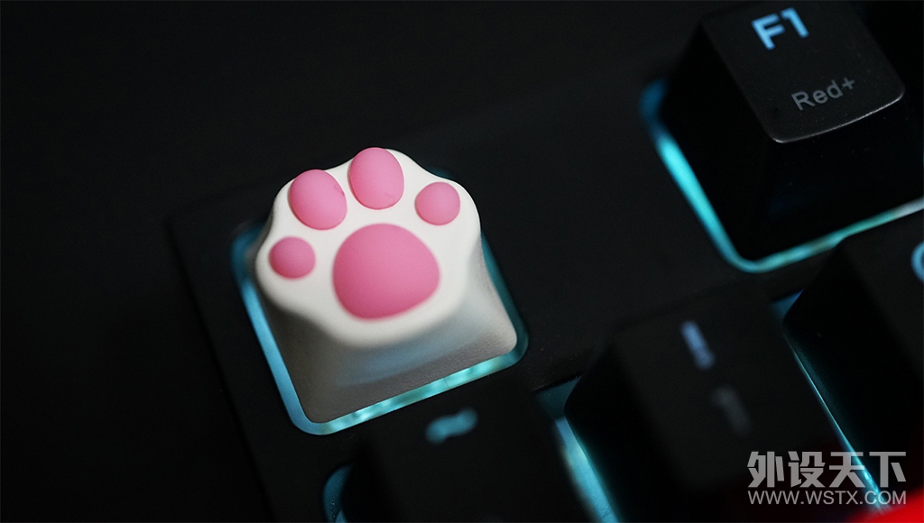 ZOMO新款ABS软胶猫爪机械键盘可替换键帽