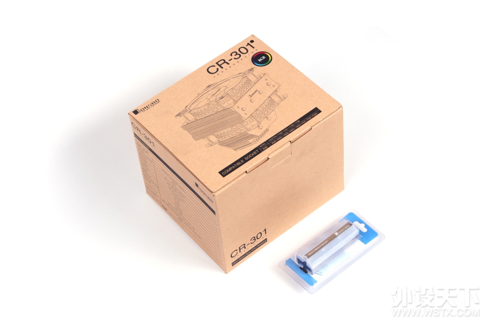 乔思伯CR-301散热器+M.2 ARGB散热器简评