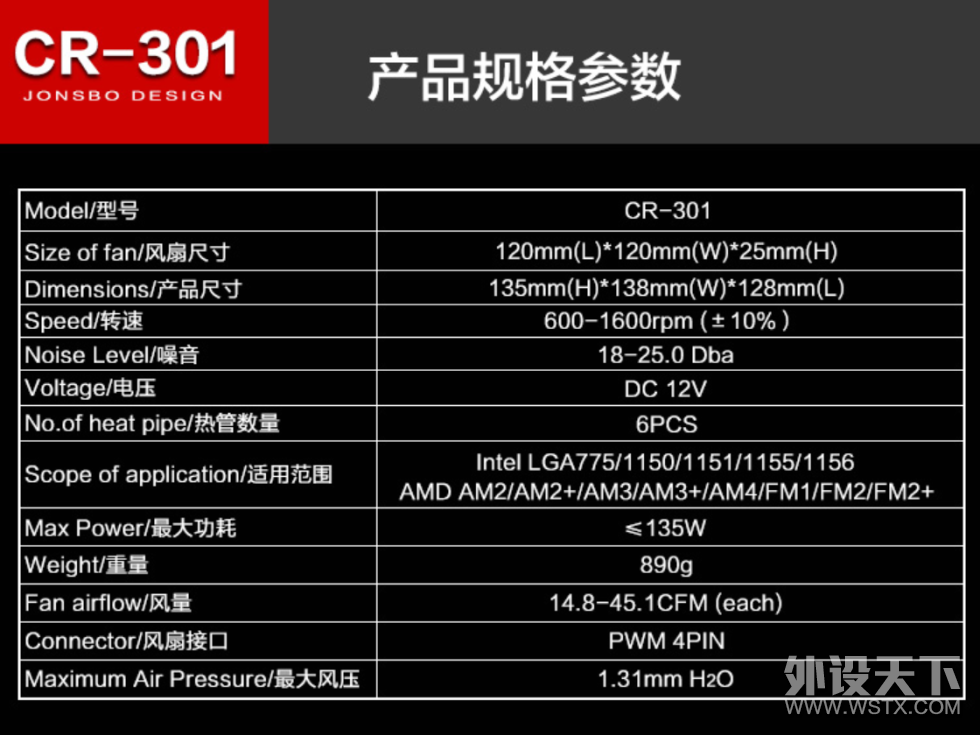 乔思伯CR-301散热器+M.2 ARGB散热器简评