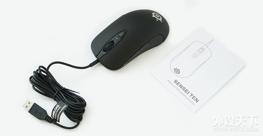 SteelSeries 赛睿Sensei TEN电竞游戏鼠标拆解评测含对比
