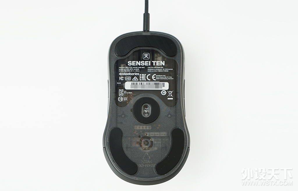 SteelSeries 赛睿Sensei TEN电竞游戏鼠标拆解评测含对比