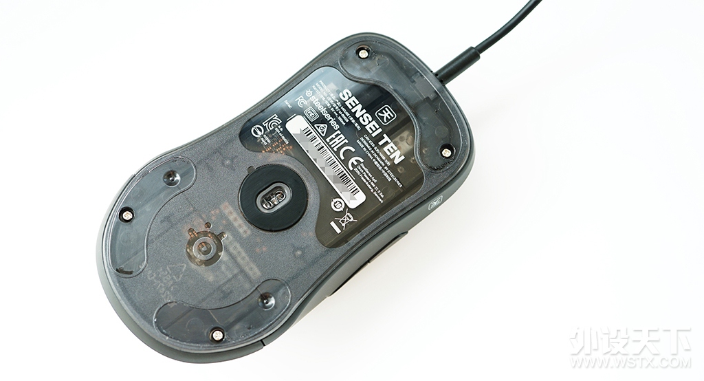 SteelSeries 赛睿Sensei TEN电竞游戏鼠标拆解评测含对比