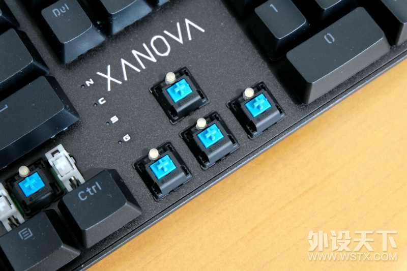 XANOVA星极 星脉XK400 MX青轴 机械键盘 体验