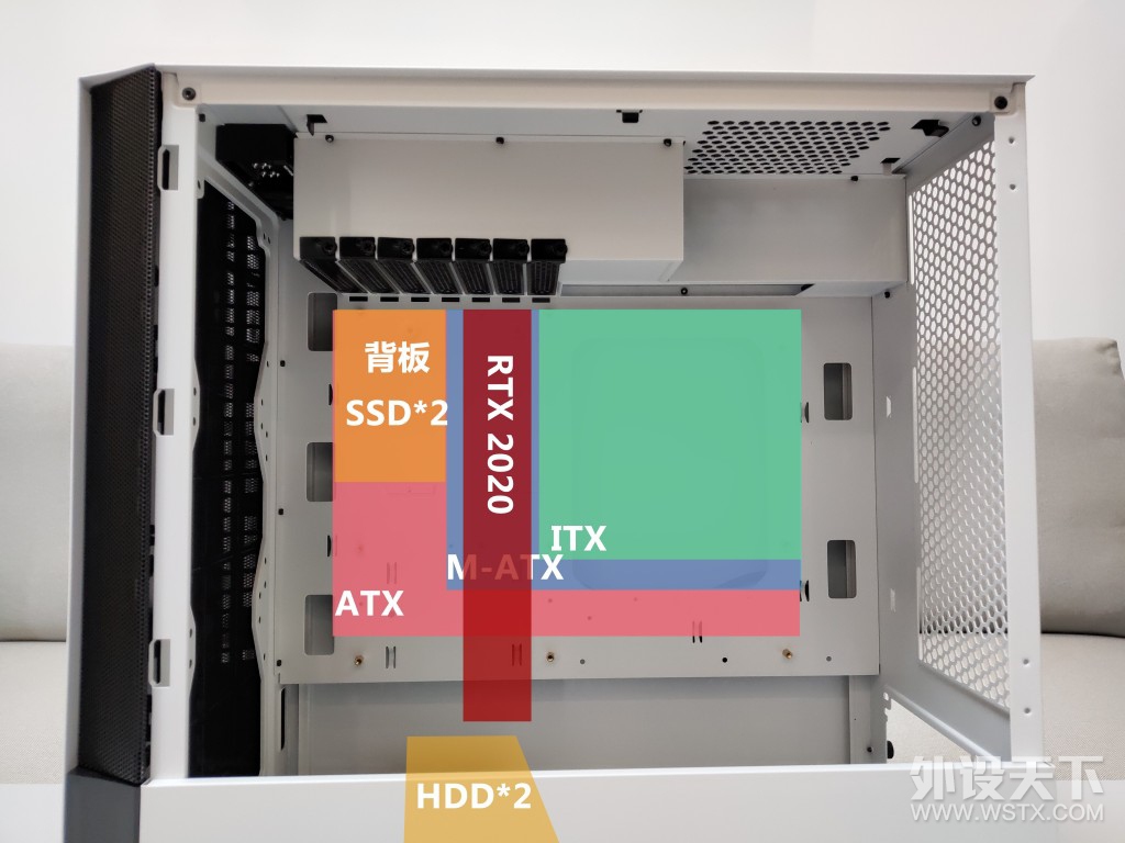 颜值与实用俱佳？ 爱国者破晓X 分体式 白色机箱 上机评测