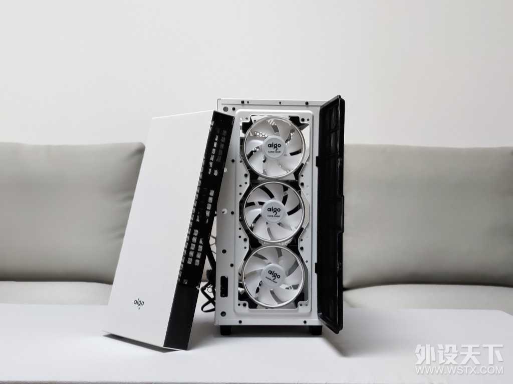 颜值与实用俱佳？ 爱国者破晓X 分体式 白色机箱 上机评测
