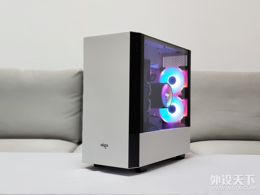 颜值与实用俱佳？ 爱国者破晓X 分体式 白色机箱 上机评测