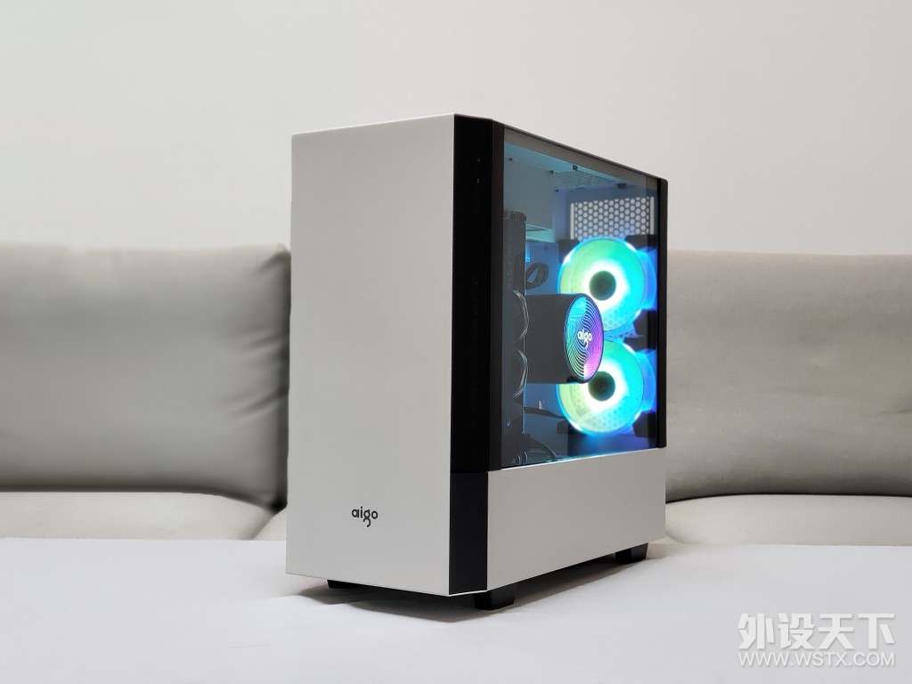 颜值与实用俱佳？ 爱国者破晓X 分体式 白色机箱 上机评测