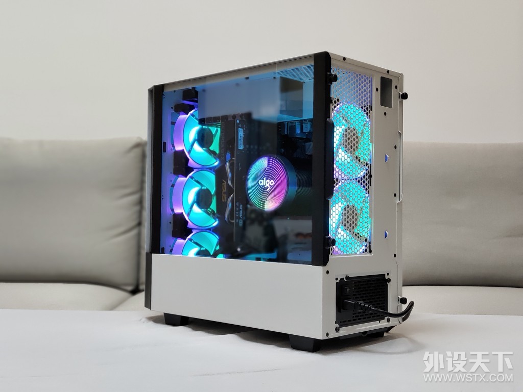 颜值与实用俱佳？ 爱国者破晓X 分体式 白色机箱 上机评测