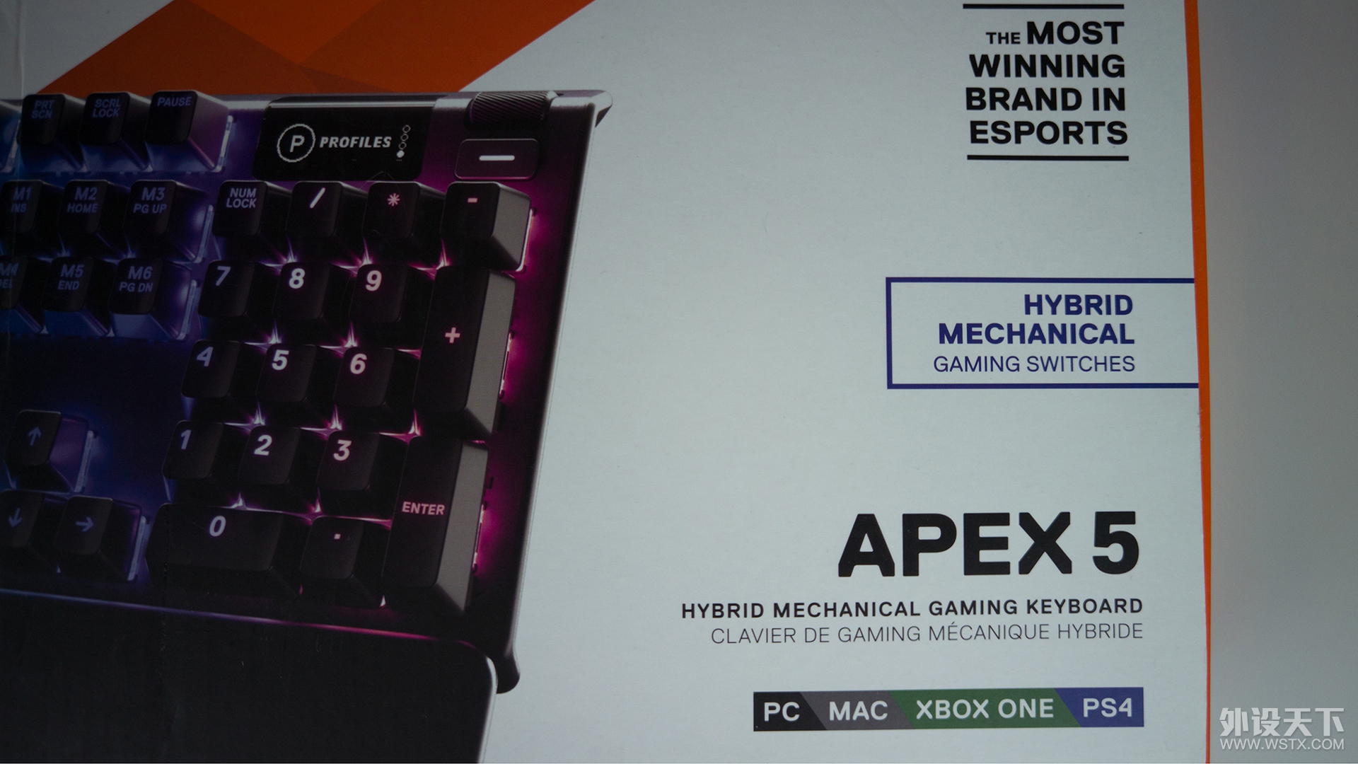 赛睿APEX5游戏键盘——一次有意思的尝试