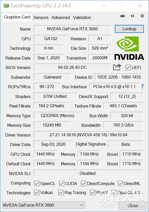 耕升GeForce RTX3080炫光10GB版显卡（装机+拆解+测试）