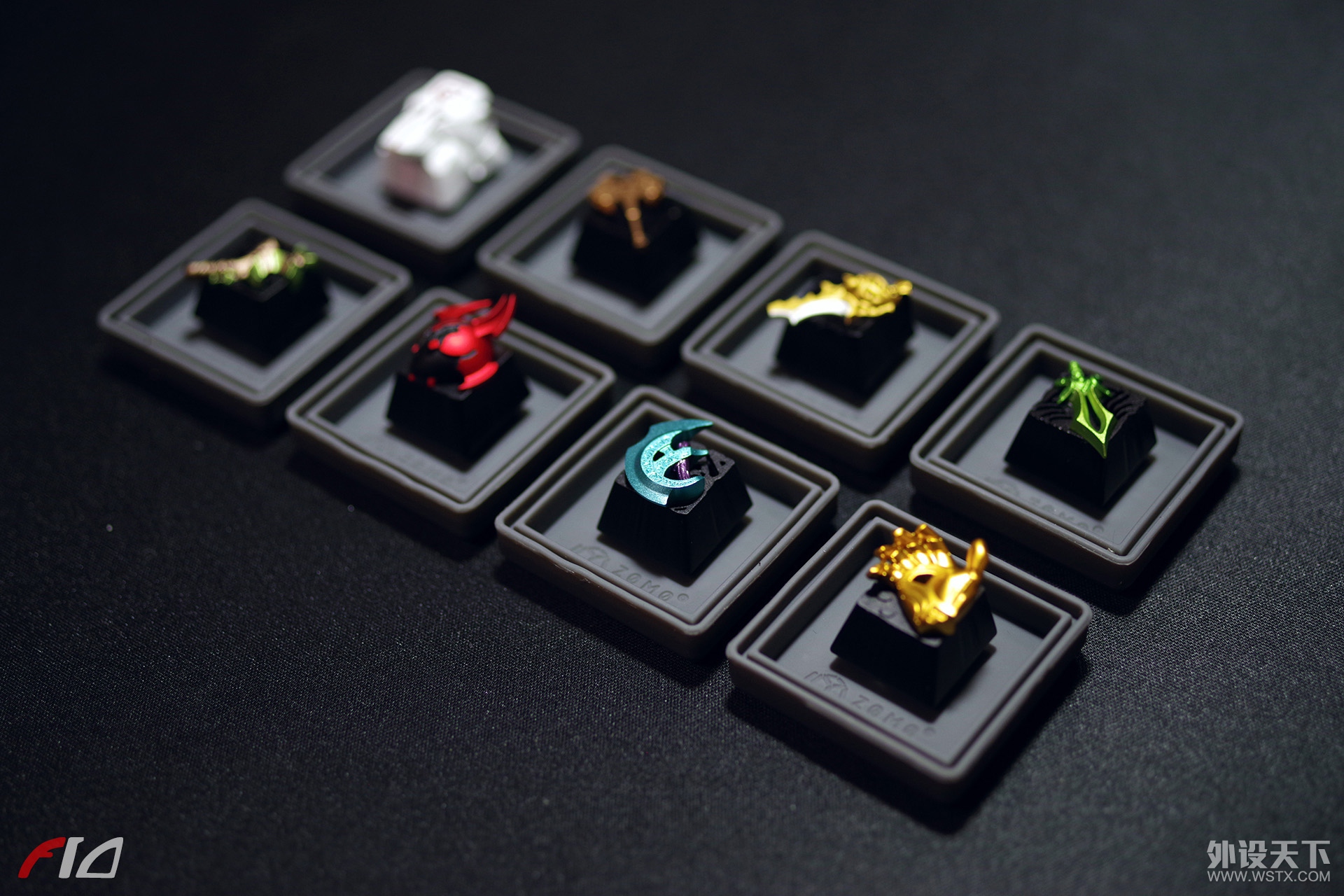 六格神装 | ZOMO DotA 系列金属键帽八件套赏析