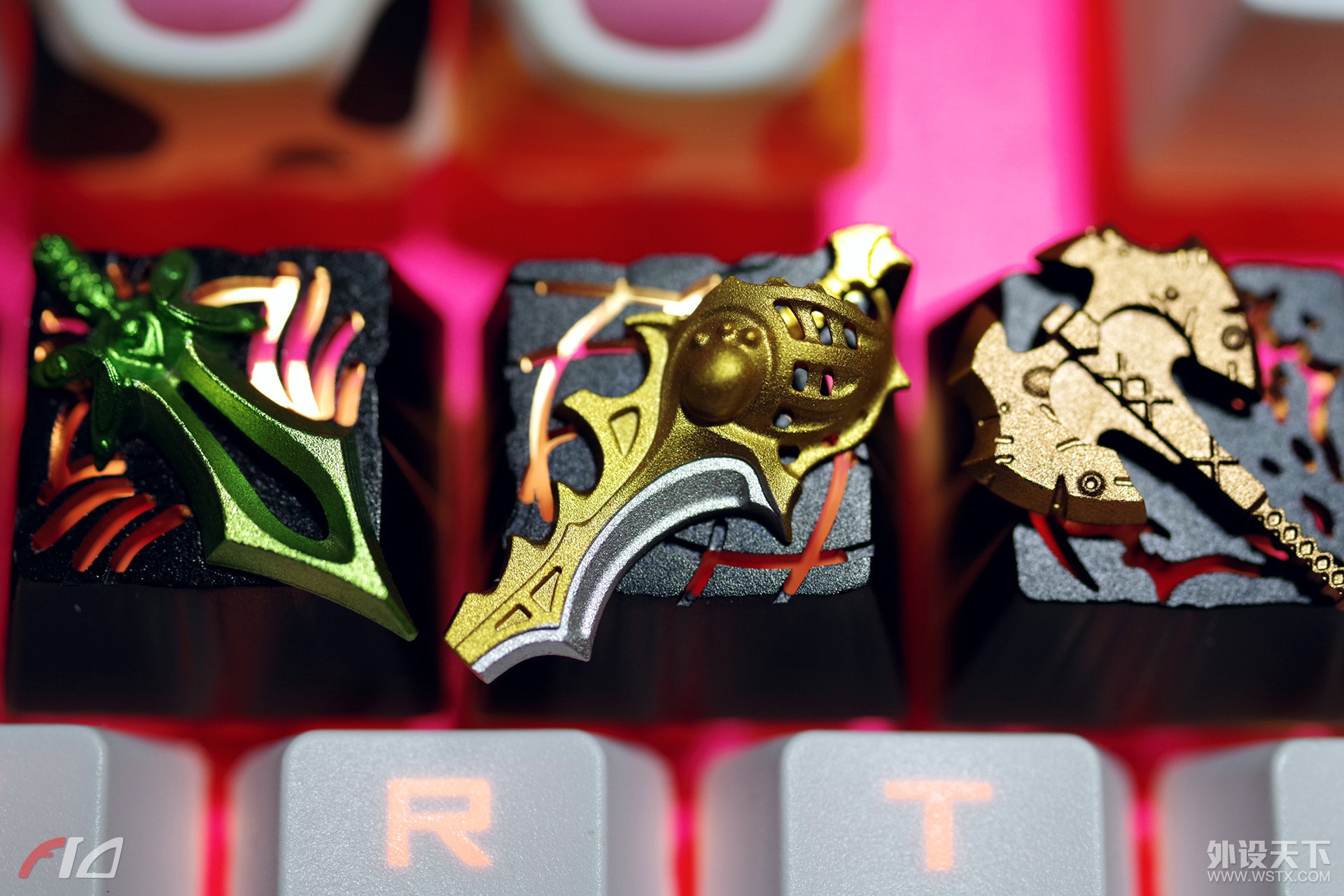 六格神装 | ZOMO DotA 系列金属键帽八件套赏析