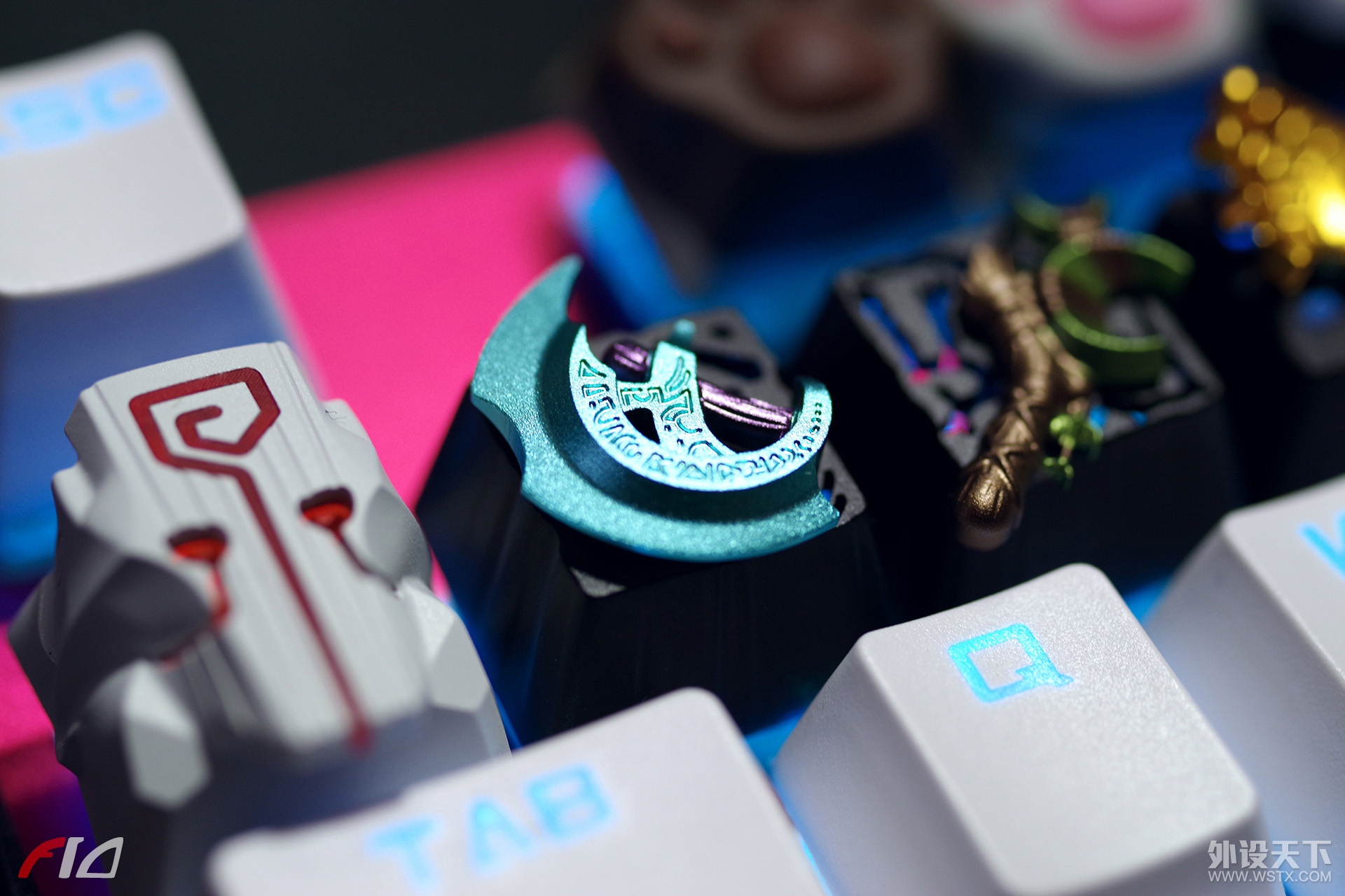 六格神装 | ZOMO DotA 系列金属键帽八件套赏析