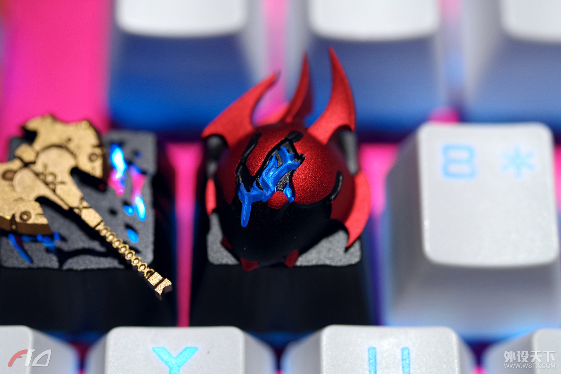 六格神装 | ZOMO DotA 系列金属键帽八件套赏析