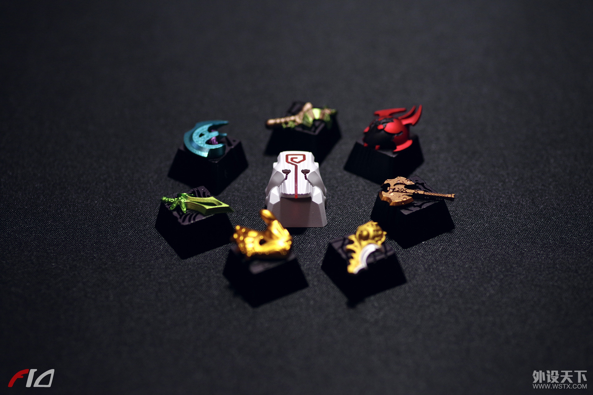六格神装 | ZOMO DotA 系列金属键帽八件套赏析
