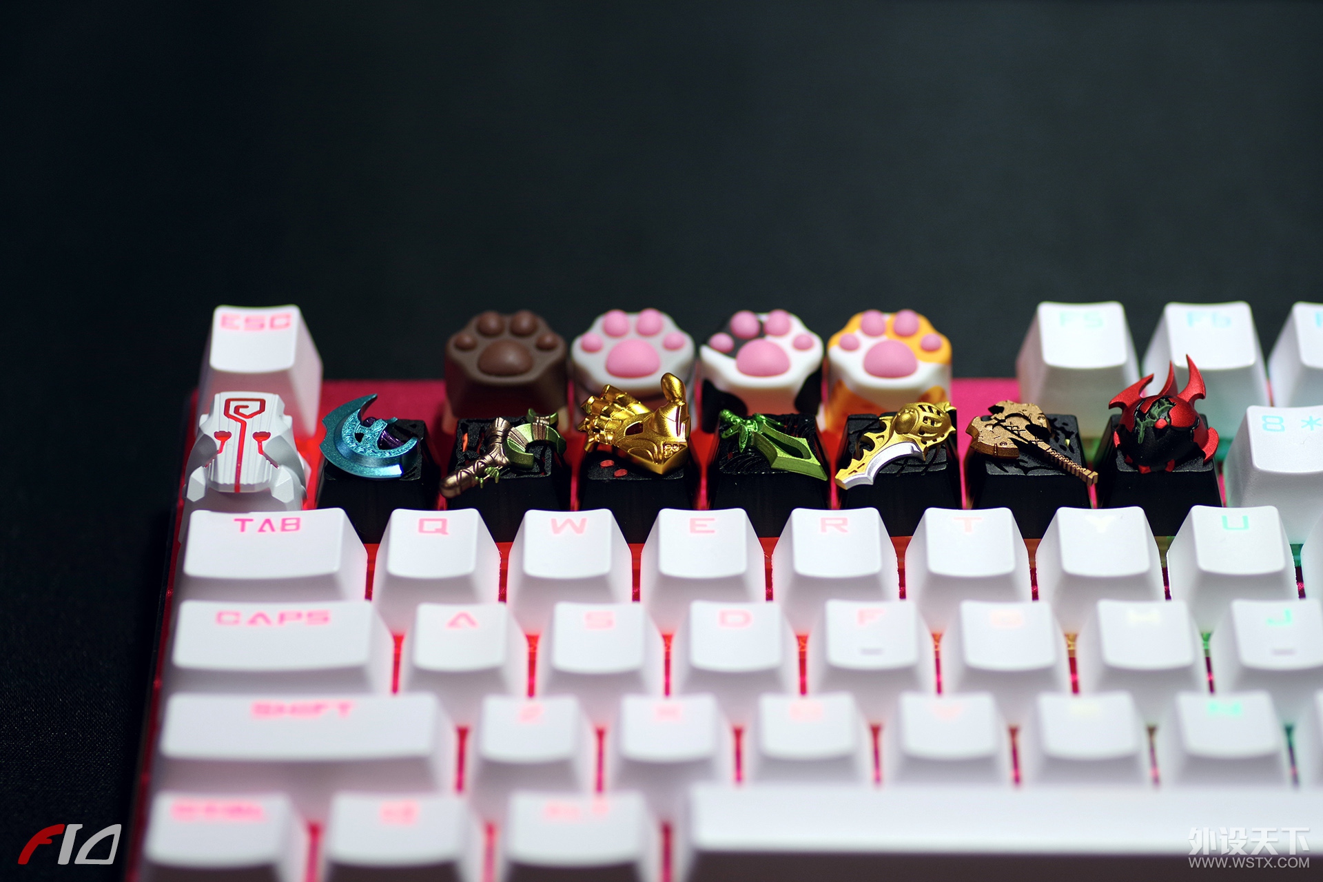 六格神装 | ZOMO DotA 系列金属键帽八件套赏析