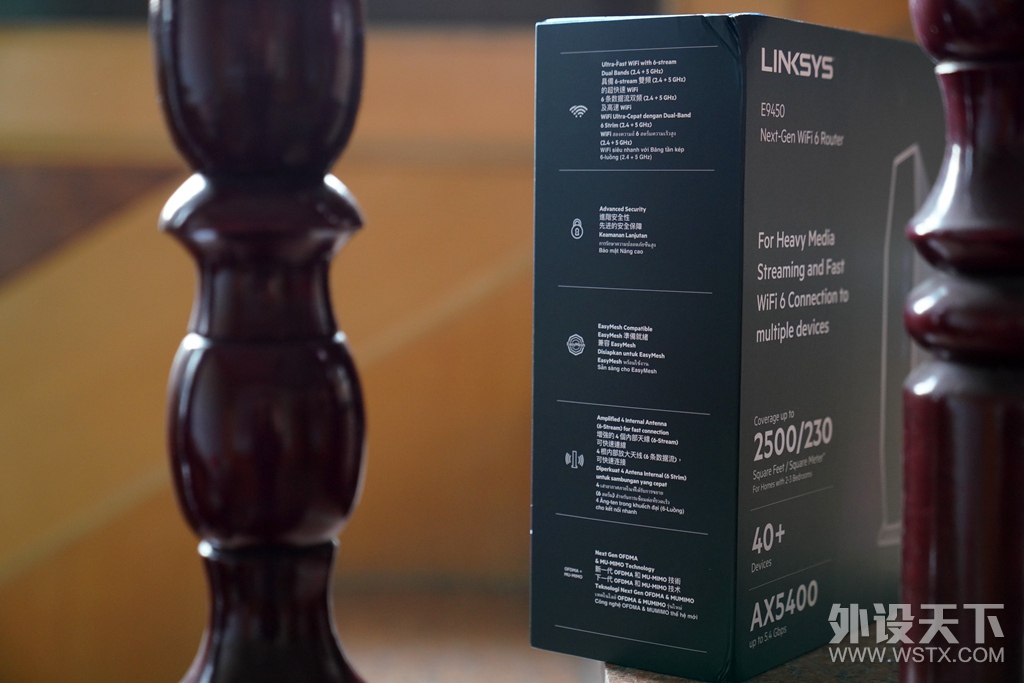 Linksys E9450路由器：高颜值实力派，轻松实现全屋覆盖