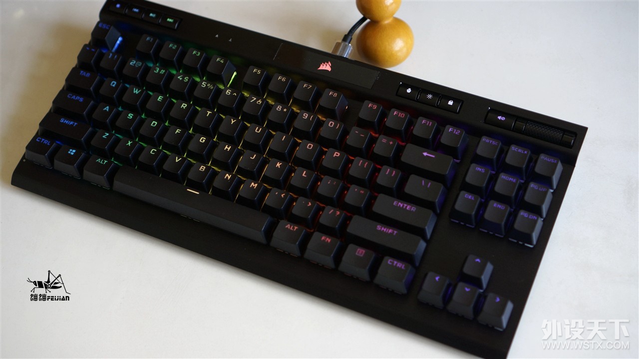 美商海盗船K70 RGB TKL 机械键盘——有大厂风度的一把好键盘