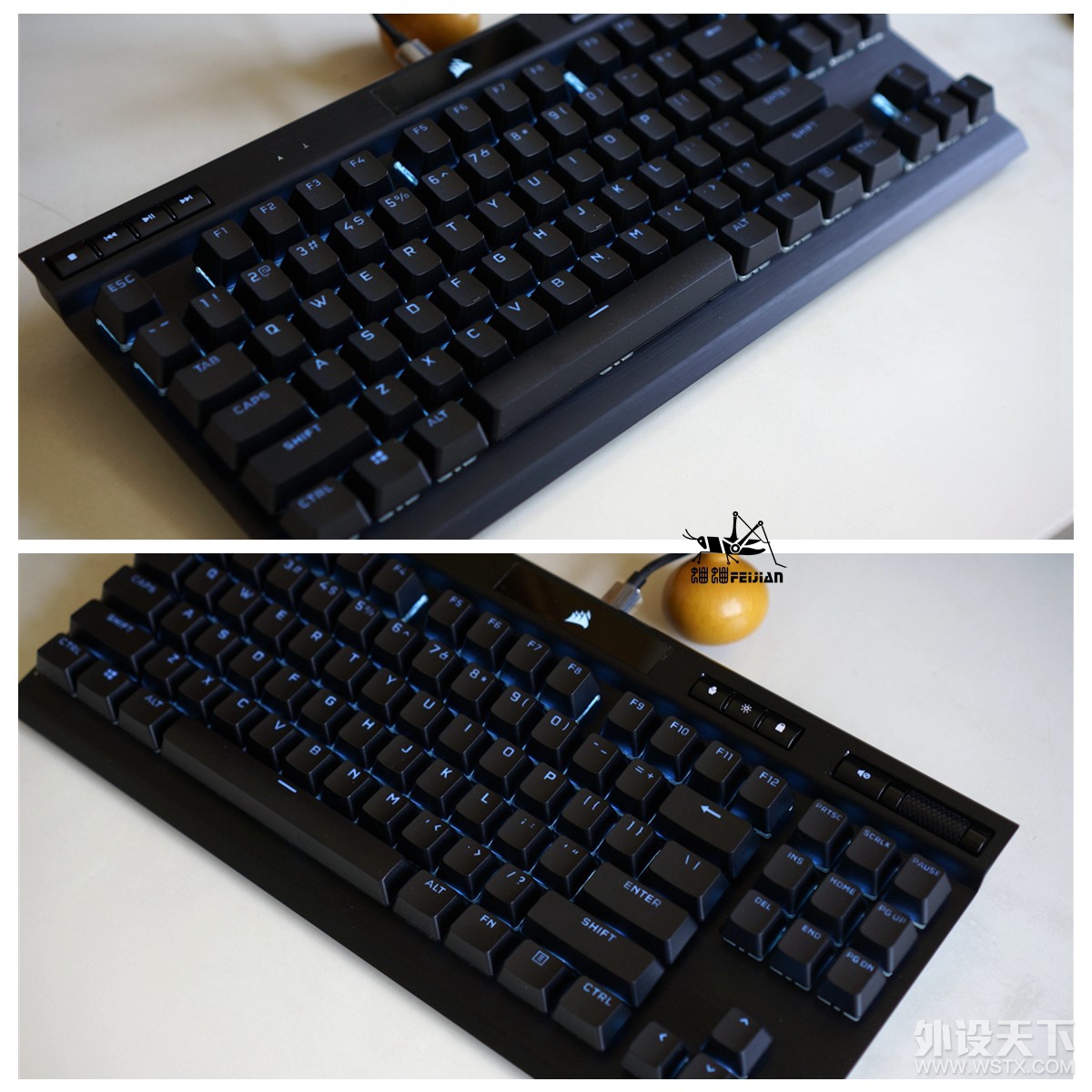 美商海盗船K70 RGB TKL 机械键盘——有大厂风度的一把好键盘