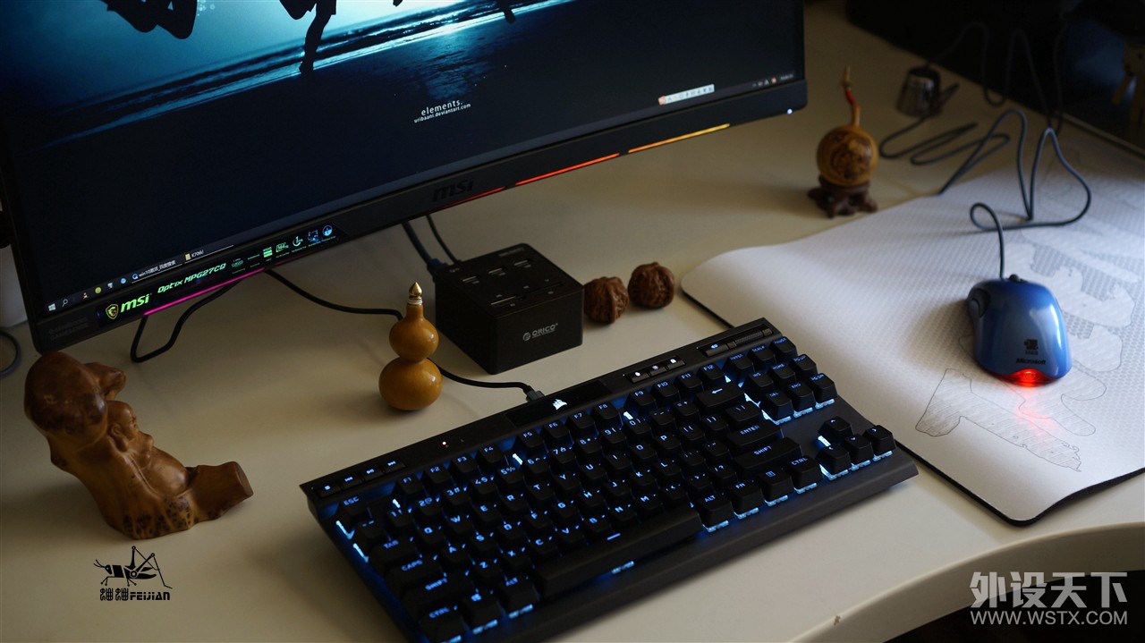 美商海盗船K70 RGB TKL 机械键盘——有大厂风度的一把好键盘