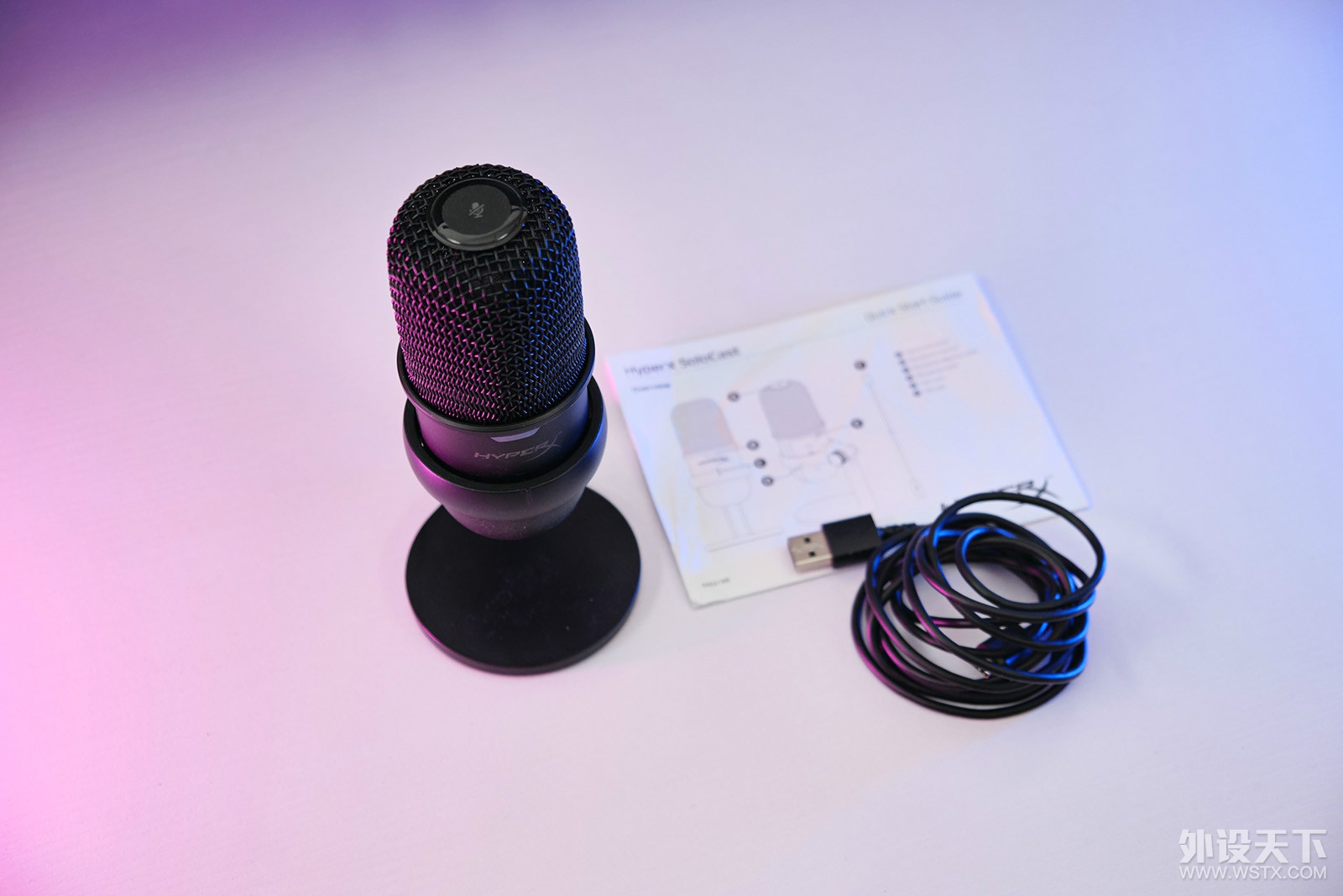 娇小玲珑盈盈一握，HyperX SoloCast声脉电竞麦克风分享
