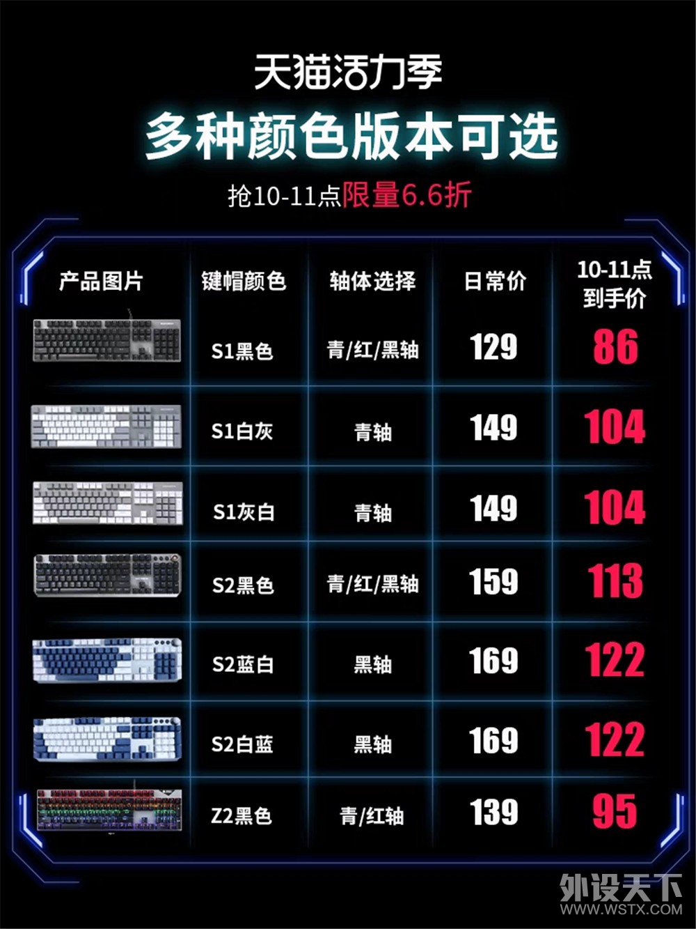 《日·键圈时刻表》99元键盘三家优惠 怡科67lite预计下周二现货