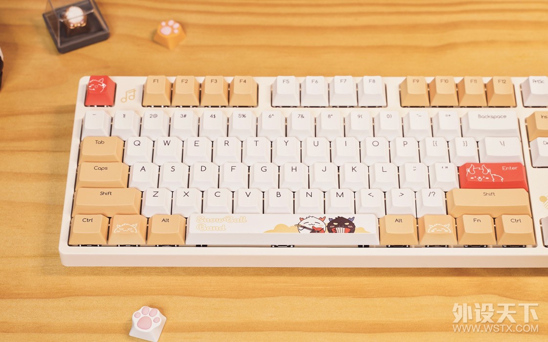 萌萌大作战！IKBC - onmyoji 茨球乐队联名键盘