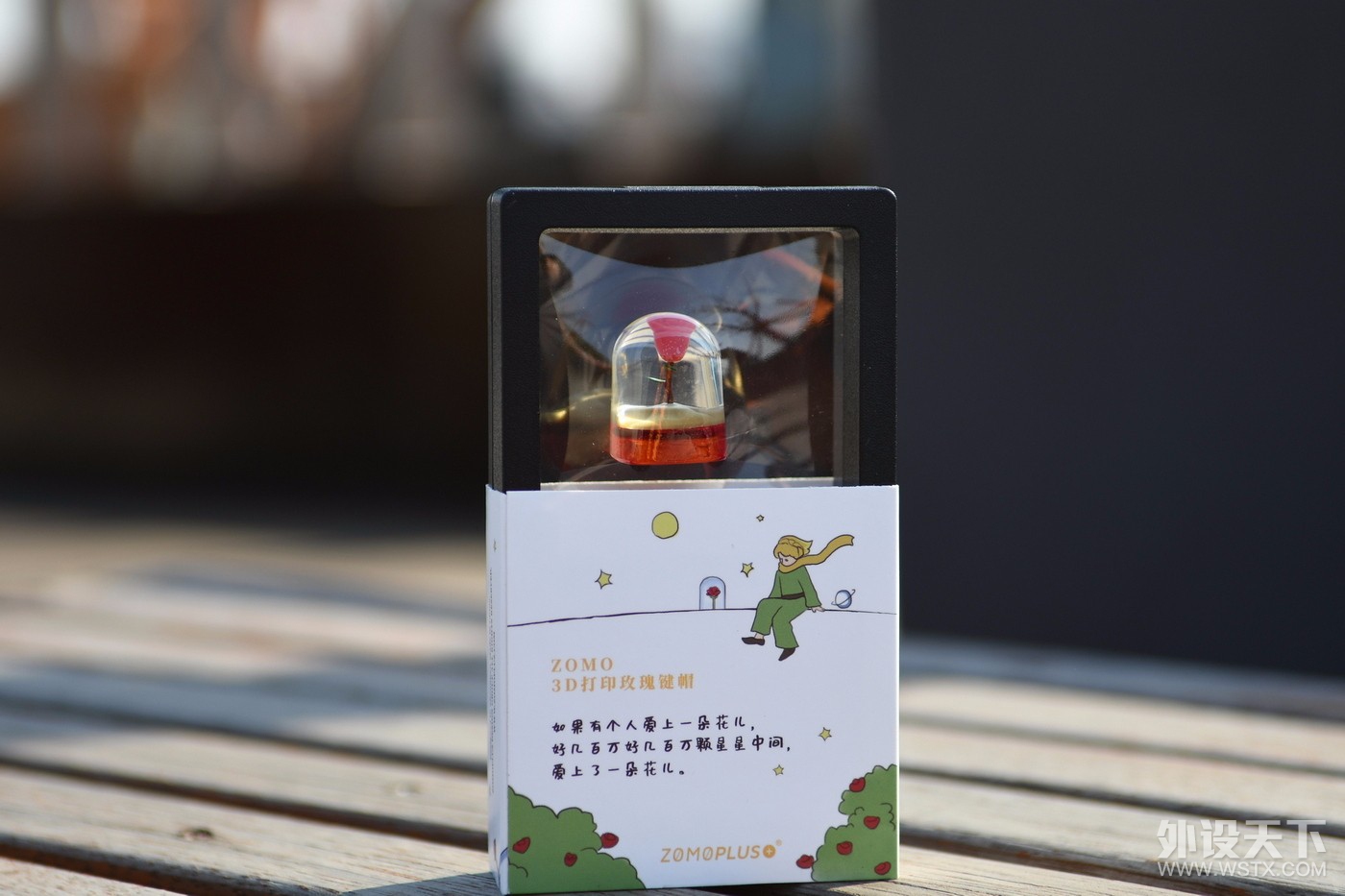 杜伽K320 浅雾蓝配色&zomo 小王子个性键帽 简单开箱
