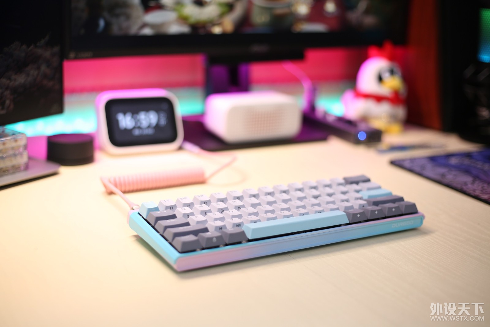 高颜值键盘，再进化  杜伽K330W Plus完全拆卸