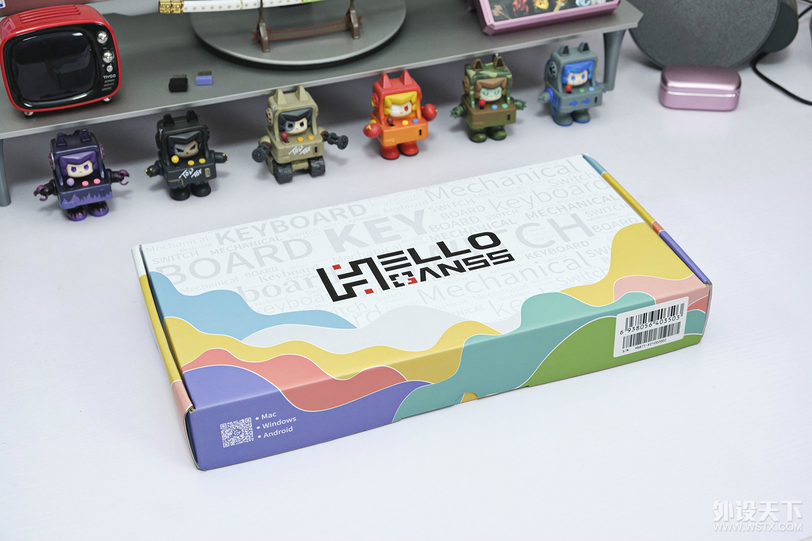 法拉利的进化形态，HELLO GANSS HS87T三模机械键盘分享