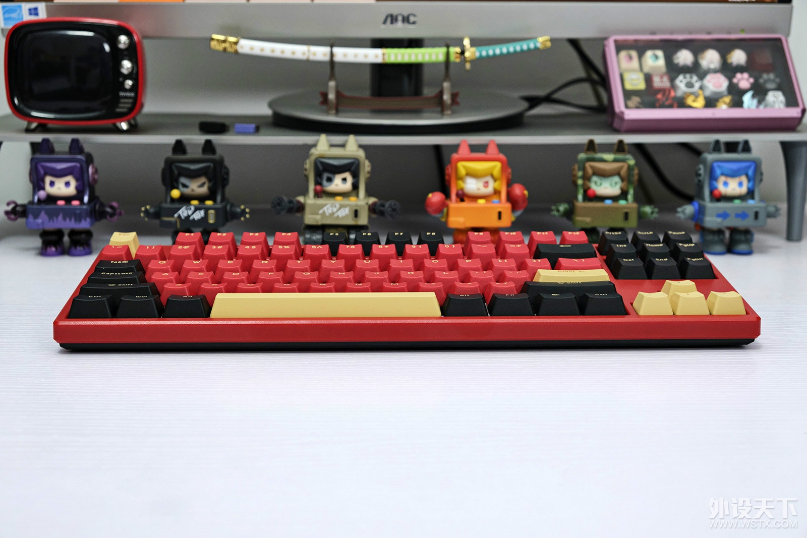 法拉利的进化形态，HELLO GANSS HS87T三模机械键盘分享