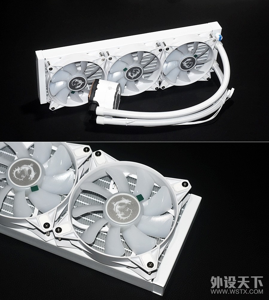宛若霜雪 微星寒冰MAG CORELIQUID E360 WHITE 白色限定一体式水冷 体验分享